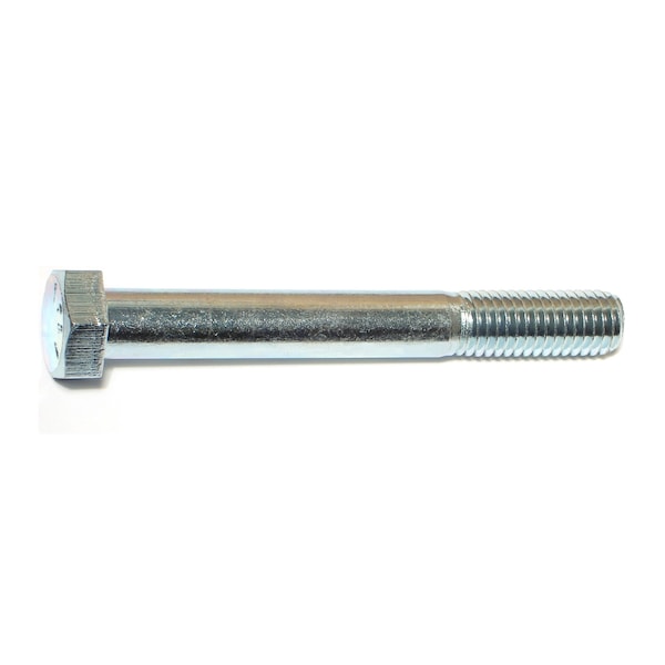 Midwest Fastener Grade 5, 1/2"-13 Hex Head Cap Screw, Zinc Plated Steel, 4 in L, 5 PK 60028 - main